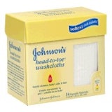 Johnson's  Head To Toe Disposable Washcloths